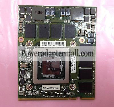 NEW nVIDIA 9800MGT 1G DDR3 MXM 2.0 VGA card for dell laptop